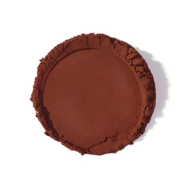Close up shot of ofi cocoa powder single origin
