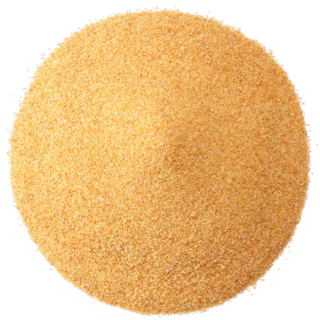 Close up shot of toasted granulated opinion powder